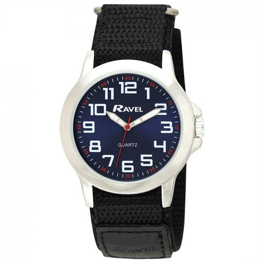 Ravel Ravel Men Sports Case Arabic Dial Velcro Strap Watch R1601.65.16