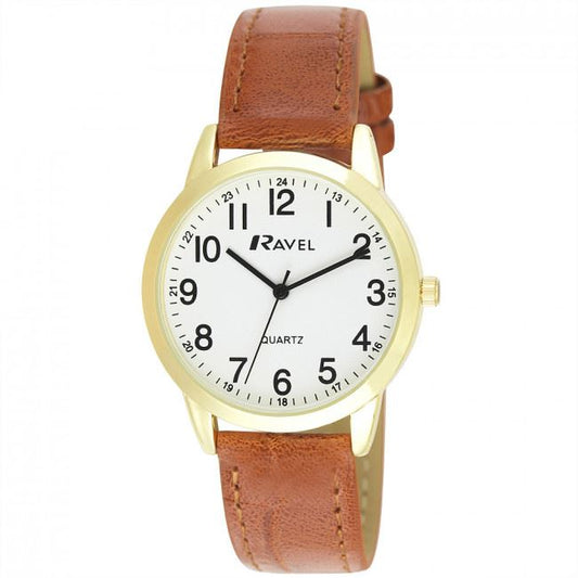 Ravel Ravel Mens Classic Leather Strap Watch R0132.25.1