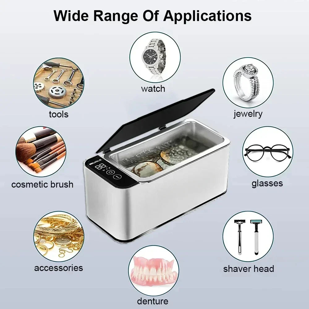 50W Ultrasonic Cleaner Ultrasonic Glasses Jewelry Cleaner 500ML Ultrasonic Cleaning Machine Ultrasound Washing Bath For Glasses