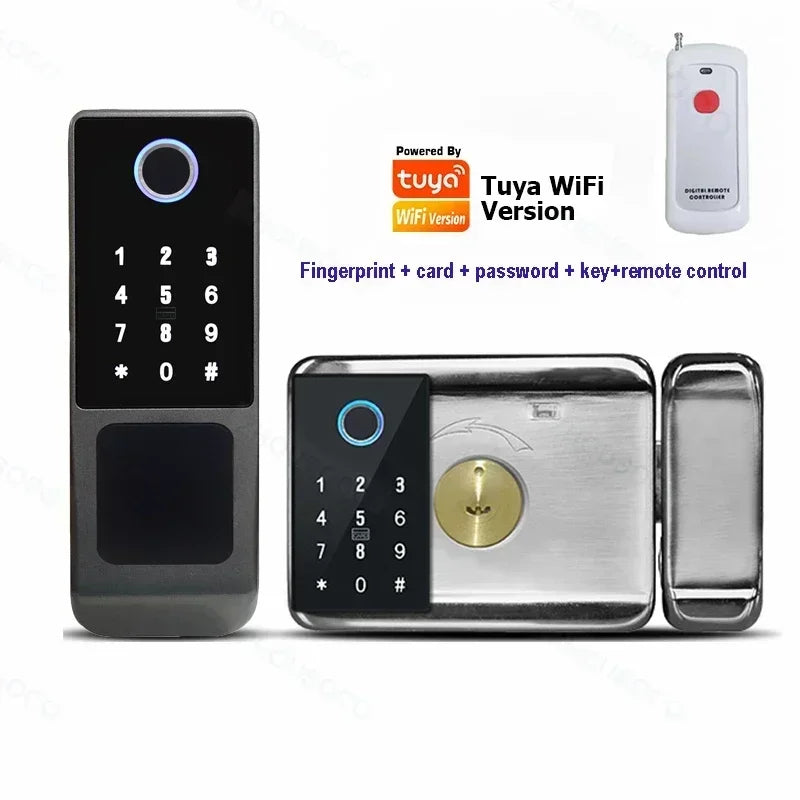Wifi Fingerprint Smart Door Lock Outdoor