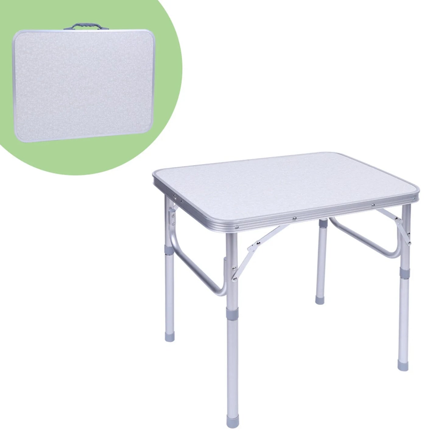 1x Aluminum Alloy Adjustable Folding Table Desk Stand Tray for Outdoor Garden Camping Picnic Outdoor Folding Table Folding Table