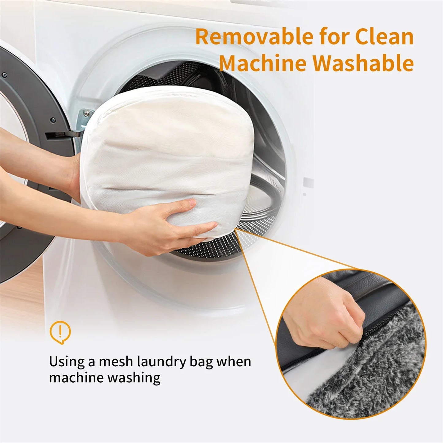 180cm Long Human Dog Bed Fits Adults and Pets Foldable Orthopedic Pet Bed Plush Cushion Cover with Bolster