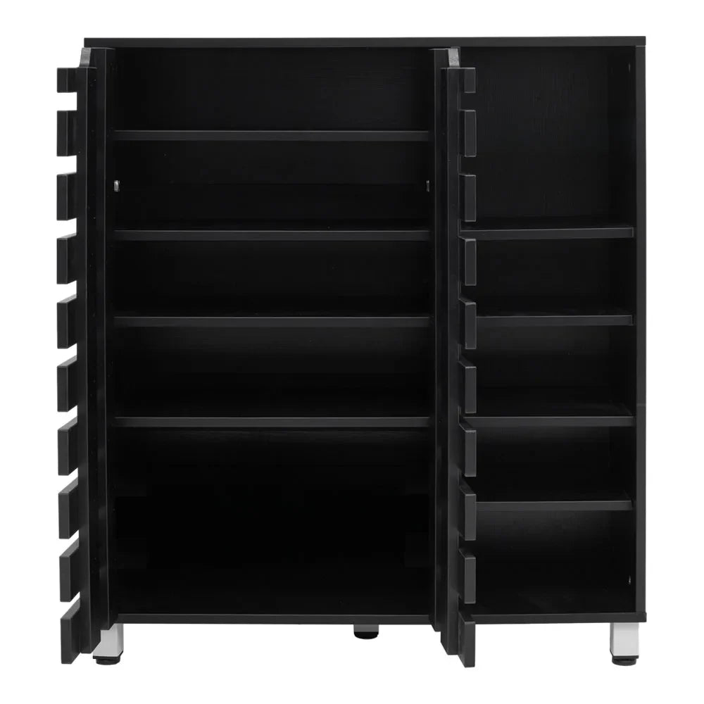 Black Shoe Cabinet 5-Tier