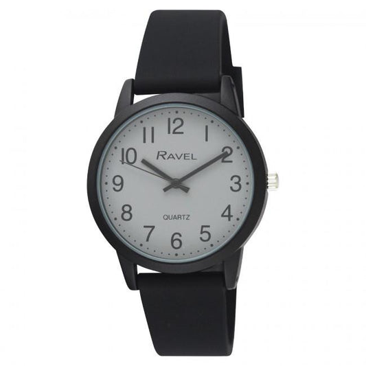 Ravel Ravel Mens Sports Grey Dial with Black Silicone Watch R1814.3