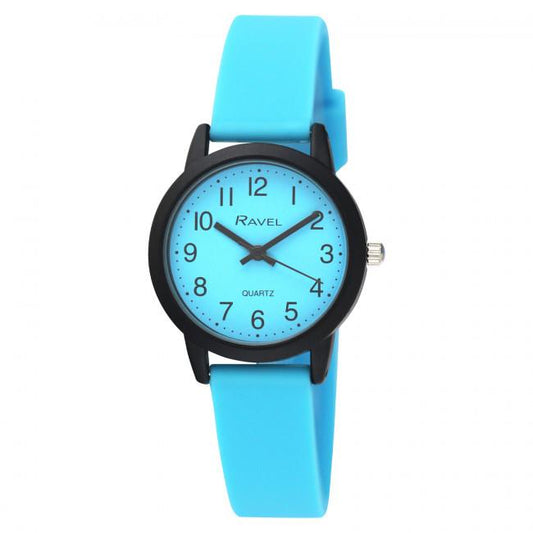 Ravel Ravel Girls & Boys Sports Blue Silicone Watch R1813.6
