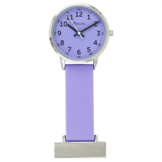 Ravel Ravel Purple Silicone Nurses Fob Watch R1107.7