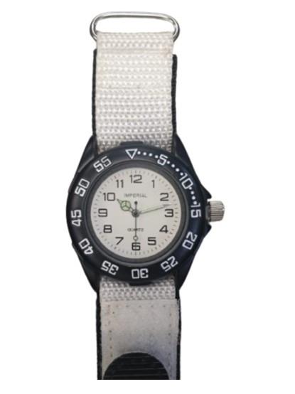 Imperial Imperial Kid's Girls & Boys White Big Dial with Velcro Strap Easy Fasten Watch  IMP430W CLEARANCE NEEDS RE-BATTERY