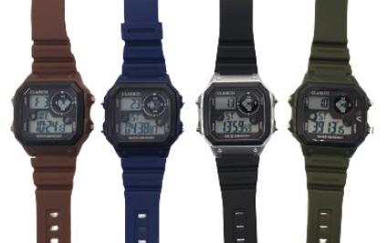 Clasico Clasico Mens Digital Assorted Colour's Watch CL-R001