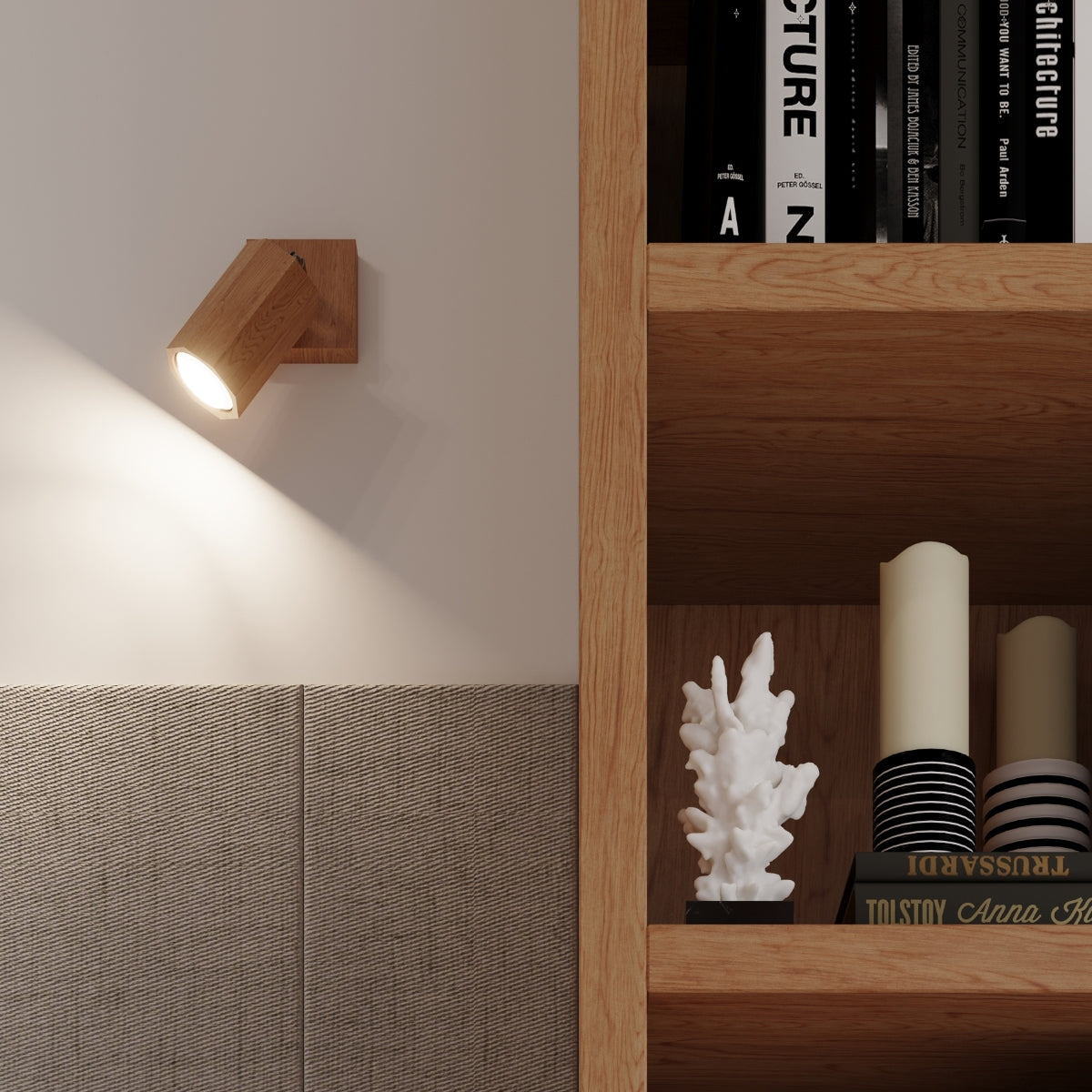 Zake Wood Bronze 3 Light Classic Ceiling Light Scandinavian Design