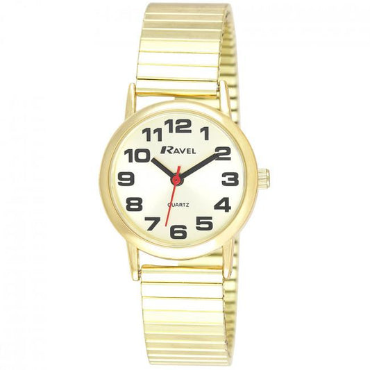 Ravel Ravel Ladies Gilt Expander Strap Watch R0208.05.2s