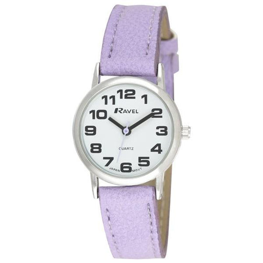 Ravel Ravel Women's Classic Purple Leather Strap Watch R0105.13.17LA