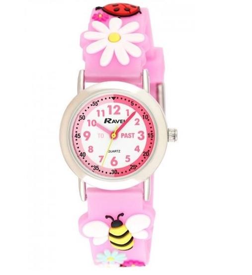 Ravel Ravel Children Girls 3D Cartoon Time Teacher Watch Bee R1513.83