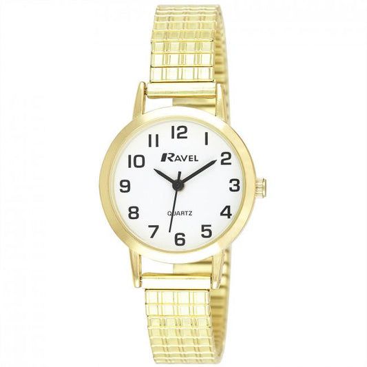 Ravel Ravel Ladies Gold White Dial Watch R0201.02.2S