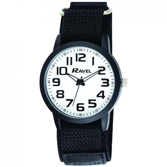 Ravel Ravel Mens Velcro Sports Bold Arabic Dial Watch R1601.64.32