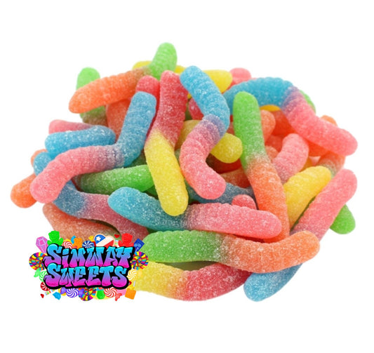 Simway Sweets USA Bulk Toxic Waste Worms 500g Pouch
