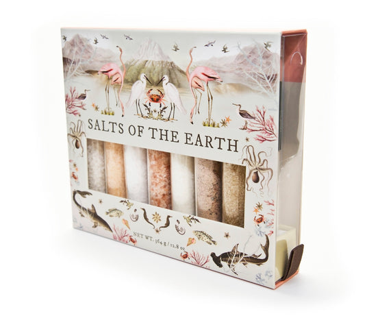 eat.art Salt of the Earth | Unusual 8 Selection of Salts | 8th Wedding Anniversary Gift