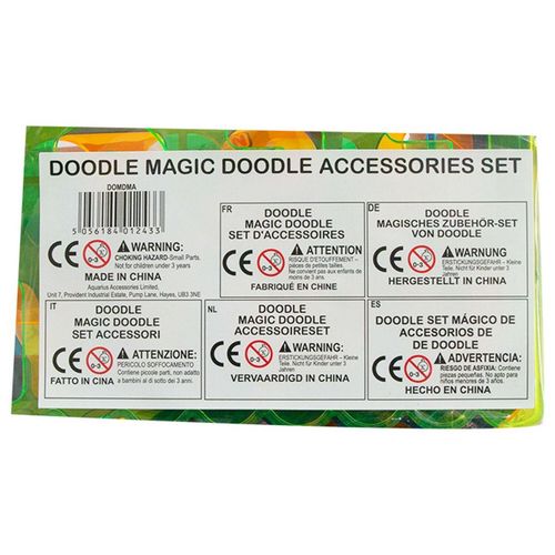 Doodle Children Creativity Drawing Mat, Small + Large and 5 Pcs Accessories Set