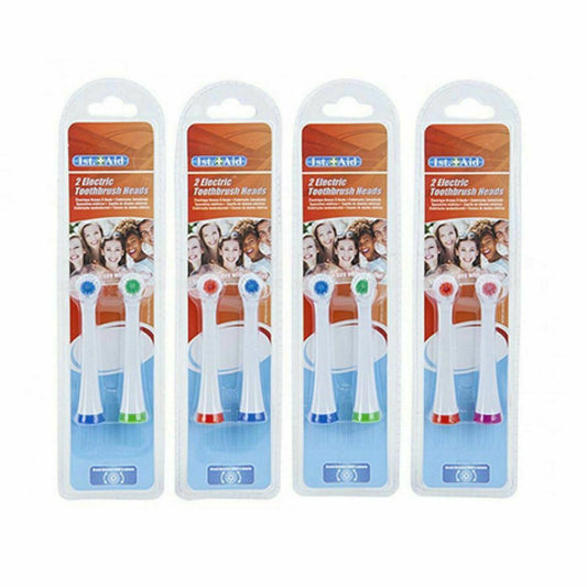 Aquarius PMS Assorted Colour Spare Head of Electric Toothbrush