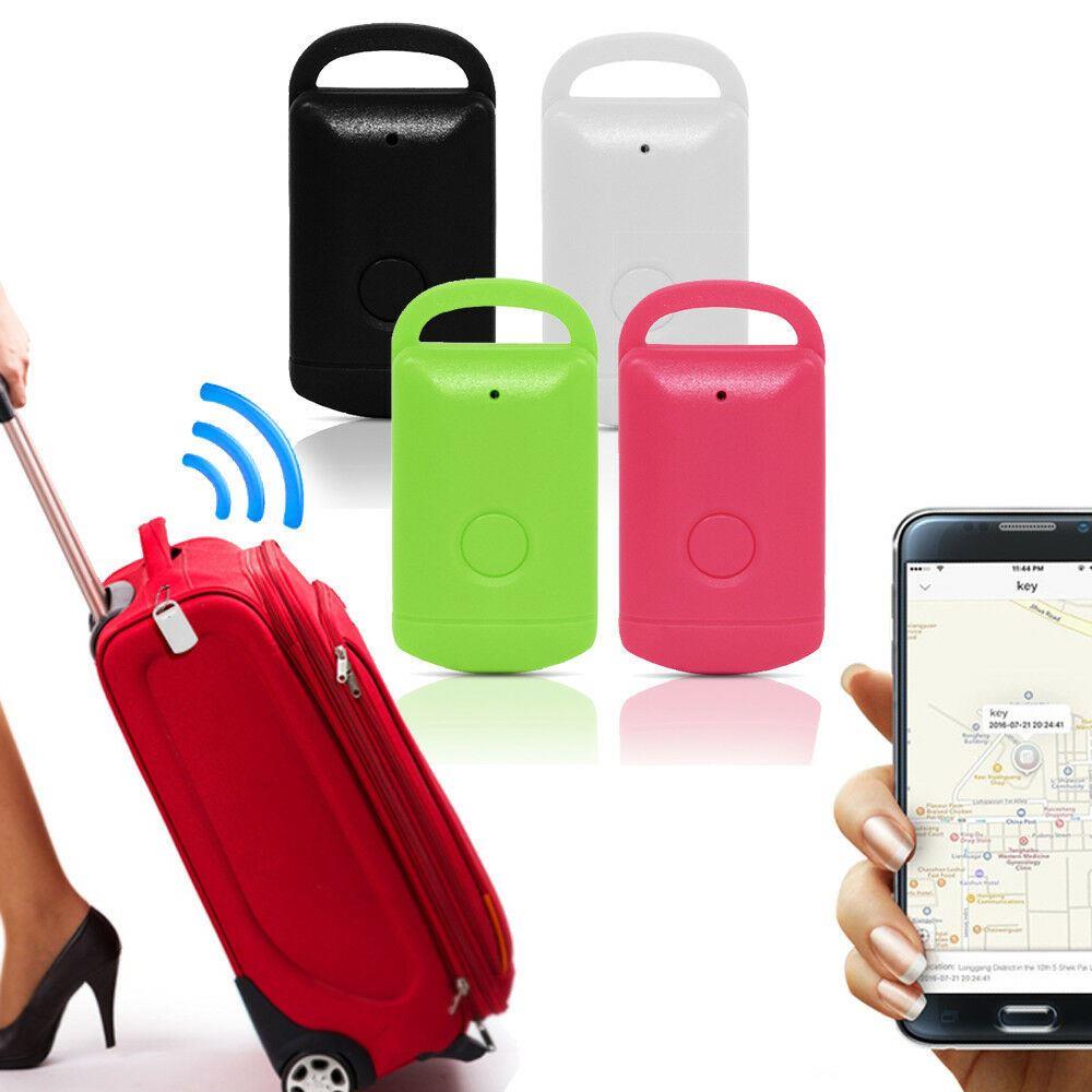 Carousel Suitcase Shaped Bluetooth Key Finder GPS Locator Anti-lost Alarm/Tracker[Pink] Pink