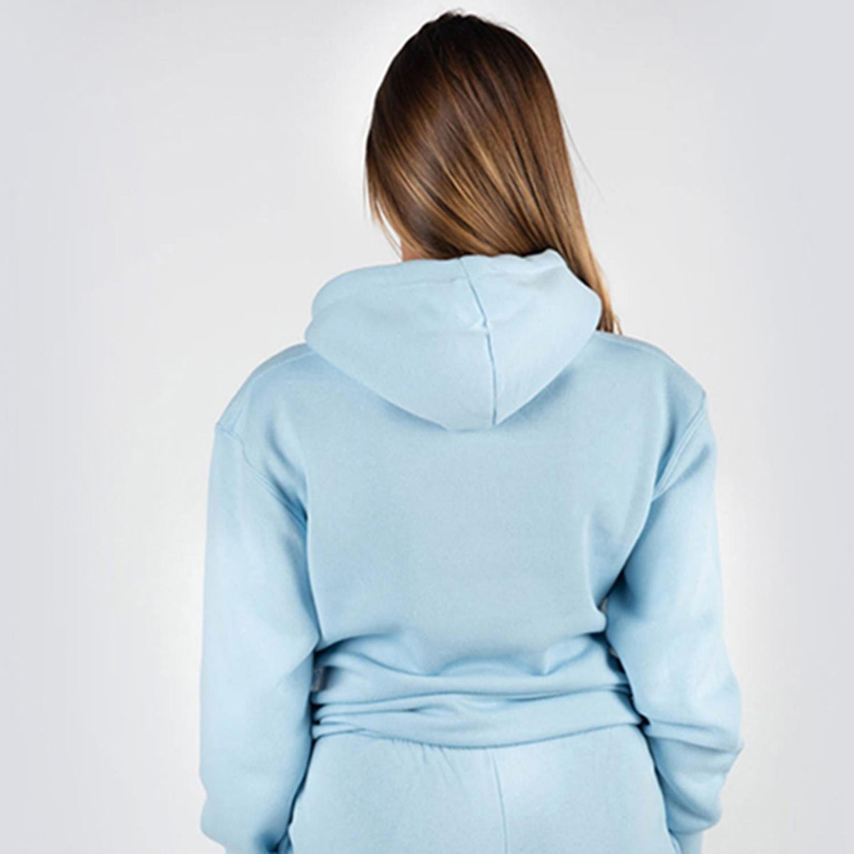 Wellworth Women's Loungewear Hoodie & Jogger 2pcs Set, Baby Blue or Baby Pink