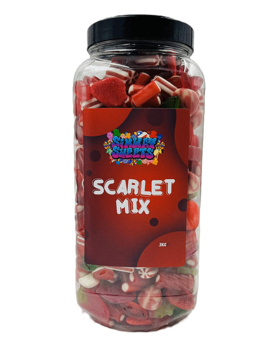 Simway Sweets Simway Sweets Scarlett Mix Sweet Gift Huge Mega 3KG Candy Jar
