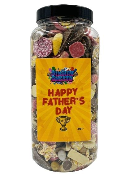 Simway Sweets Fathers Day 3kg Jar - Chocolate Mix