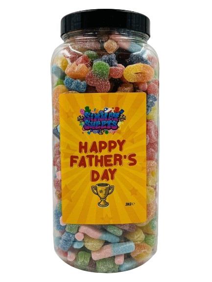 Simway Sweets Fathers Day 3kg Jar - Fizzy Mix