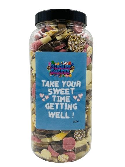 Simway Sweets Get Well 3kg Jar - Chocolate Mix