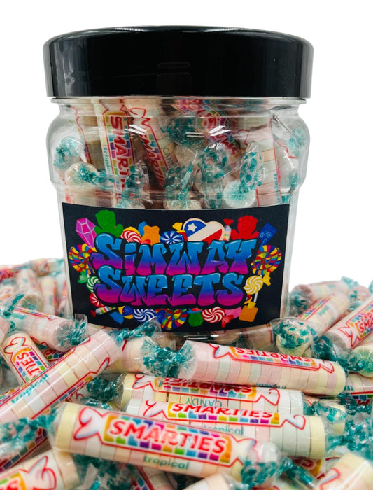 Simway Sweets Smarties Roll Tropical Jar