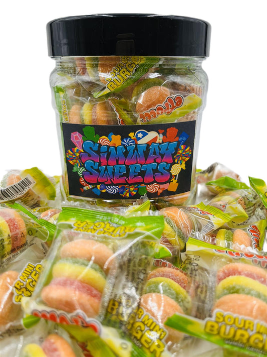 Simway Sweets Efrutti Sour Burger Jar