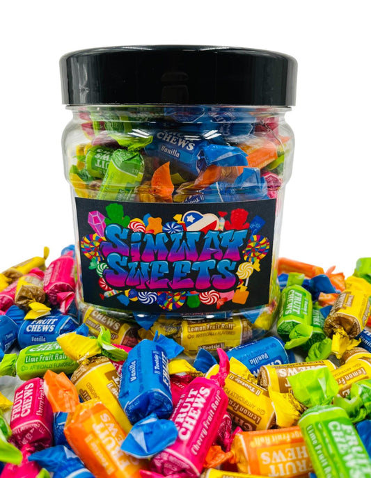 Simway Sweets Tootsie Fruit Chews Jar