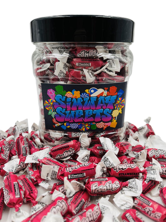 Simway Sweets Frooties strawberry Jar Avg Count 180