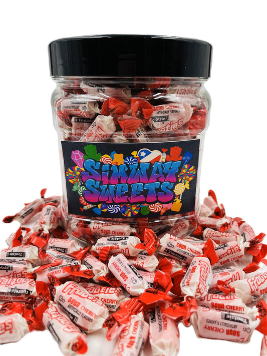 Simway Sweets Frooties Sour Cherry Jar Avg Count 180