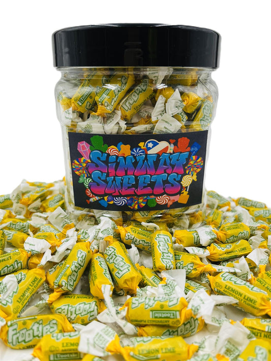 Simway Sweets Frooties Lemon Lime Jar Avg Count 180