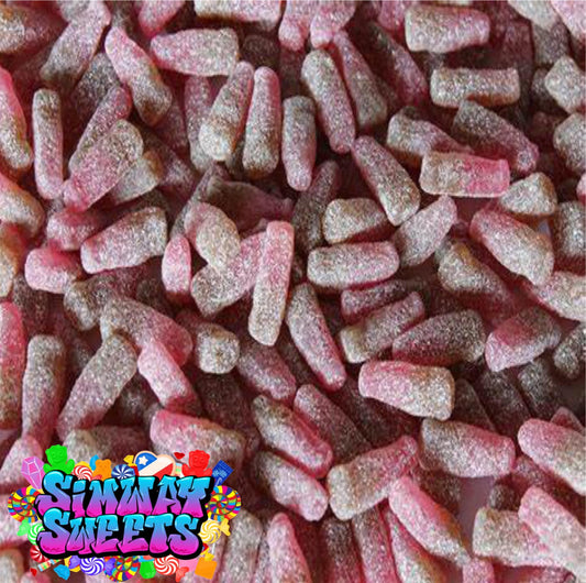Simway Sweets Fizzy Cherry Cola Bottles 1kg Pouch