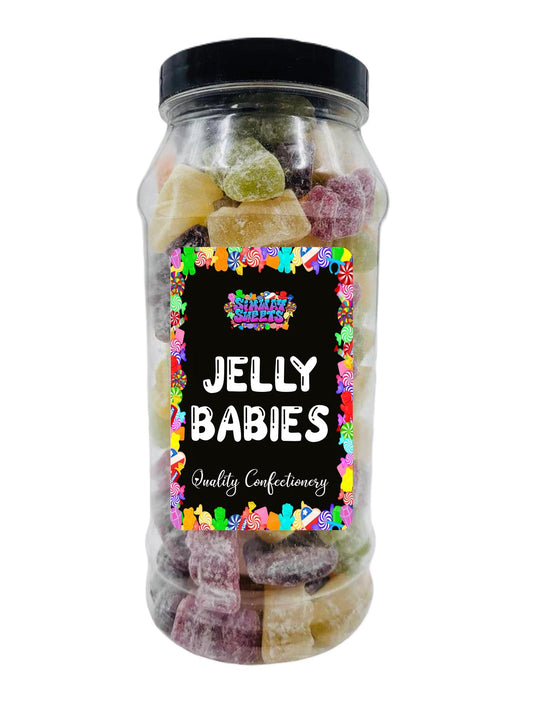 Simway Sweets Jelly Babies Traditional Retro Sweets Gift Jar