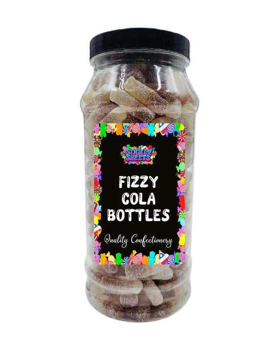 Simway Sweets Fizzy Cola Bottles Retro Sweets Gift Jar