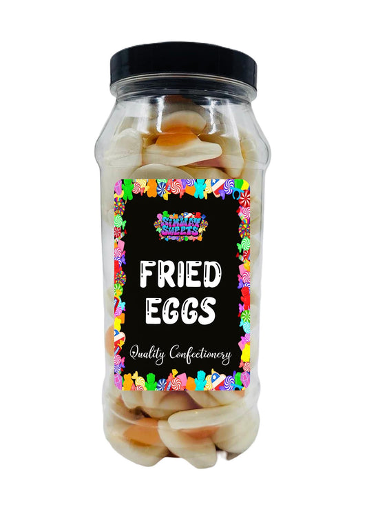 Simway Sweets Fried Eggs Foam Gummy Jelly Sweets Retro Sweets Gift Jar