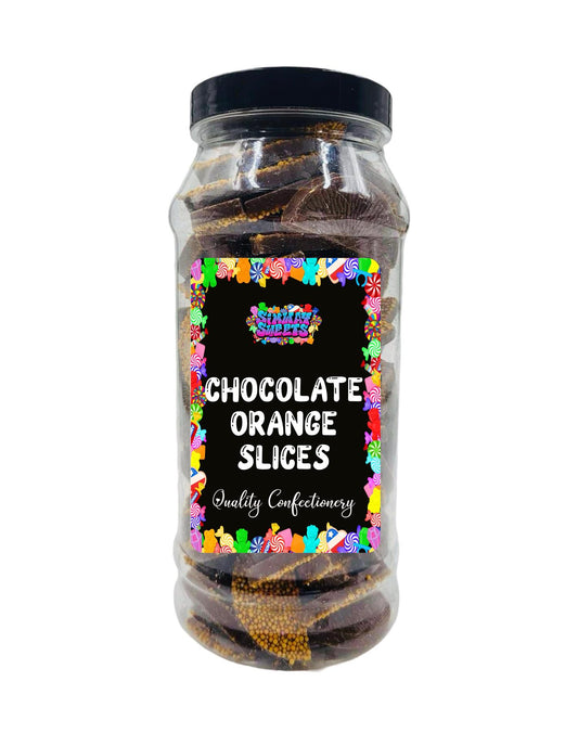 Simway Sweets Orange Chocolate Jazzies Retro Sweets Gift Jar