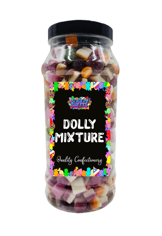 Simway Sweets Dolly Mixtures Retro Sweets Gift Jar