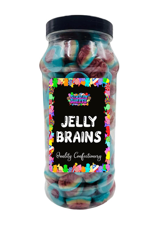 Simway Sweets Jelly Filled Brains Gummy Jelly Sweets Retro Sweets Gift Jar