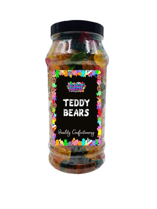 Simway Sweets Teddy Bears Shaped Gummy Jelly Retro Sweets Gift Jar