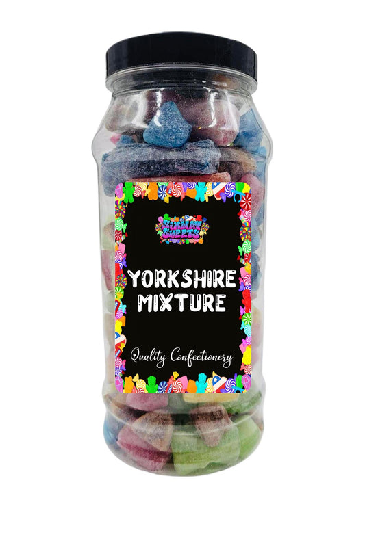 Simway Sweets Yorkshire Mixture Retro Boiled Sweets Gift Jar
