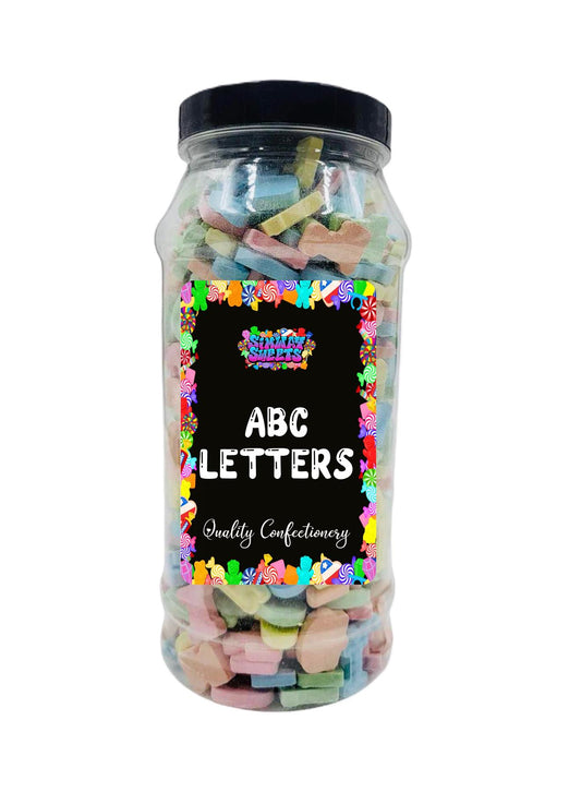Simway Sweets ABC Letters Chalky Alphabet Sweets Gift Jar