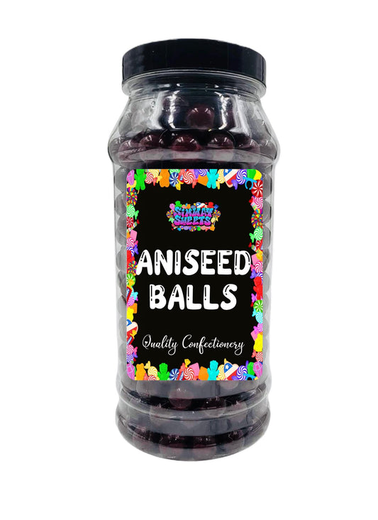 Simway Sweets Aniseed Balls Retro Sweets Gift Jar