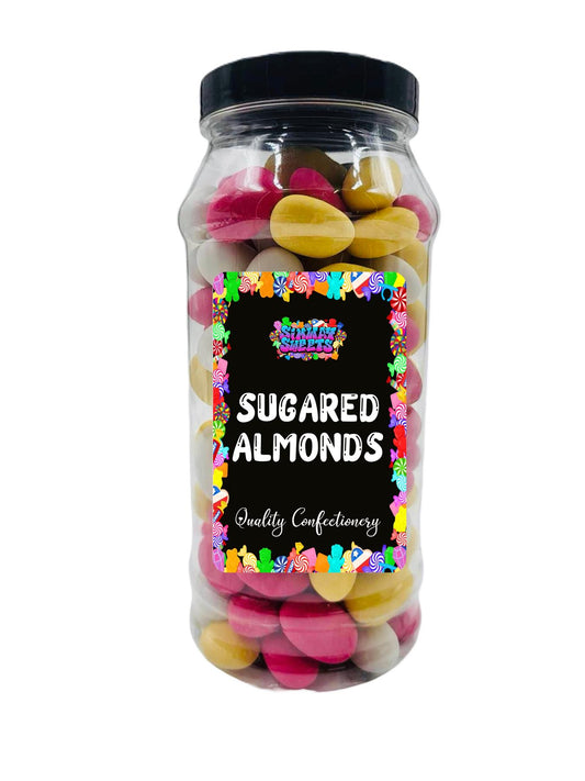Simway Sweets Sugared Almonds Retro Sweets Gift Jar