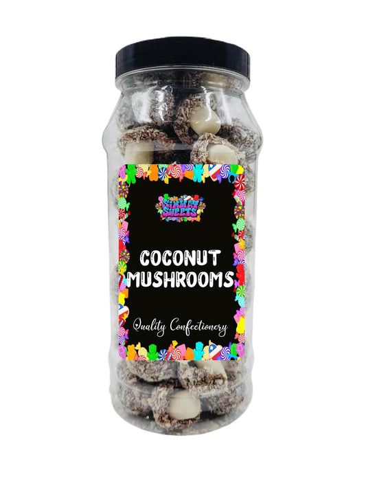 Simway Sweets Coconut Mushrooms Retro Sweets Gift Jar