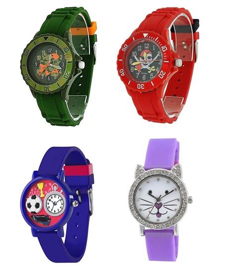 Tikkers Tikkers Ladies/Boys/Girls Analogue Silicone Strap 10 Mix Watches - CLEARANCE NEEDS RE-BATTERY