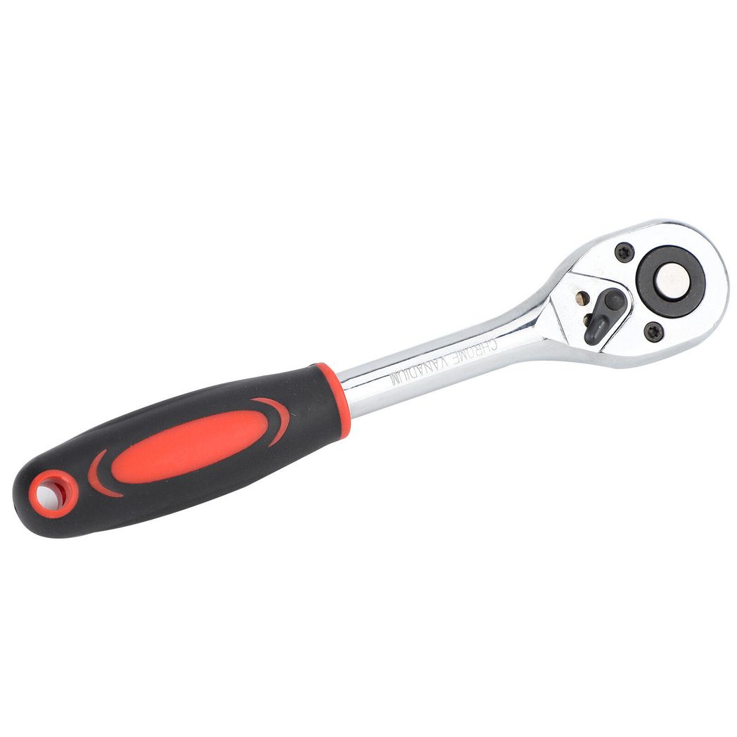 3 Piece 1/2" 3/8" & 1/4" Ratchet Set Drive Heavy Duty Ratchet Socket UK