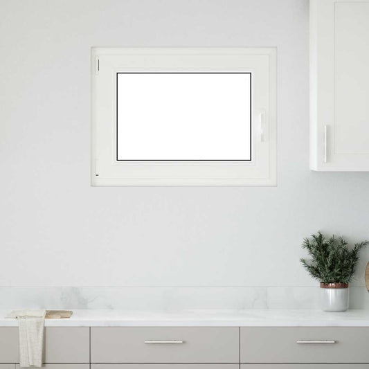vidaXL Basement Window RISOR 80x60 cm Tilt&Turn DIN Left Anthracite